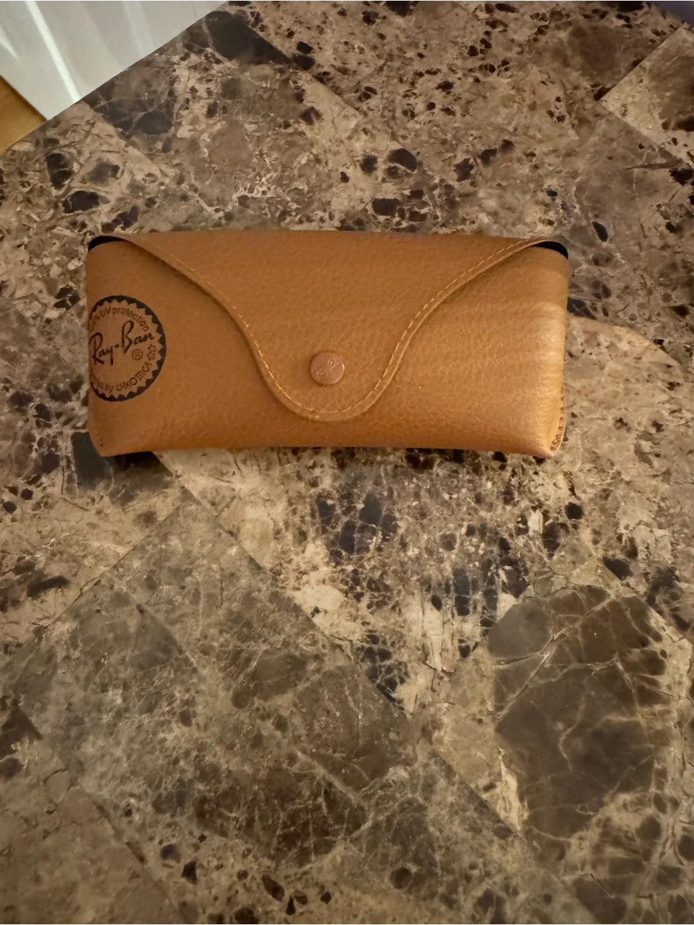 Ray-Ban Gold Frame Brown Gradient Aviator Sunglasses with Case for kids